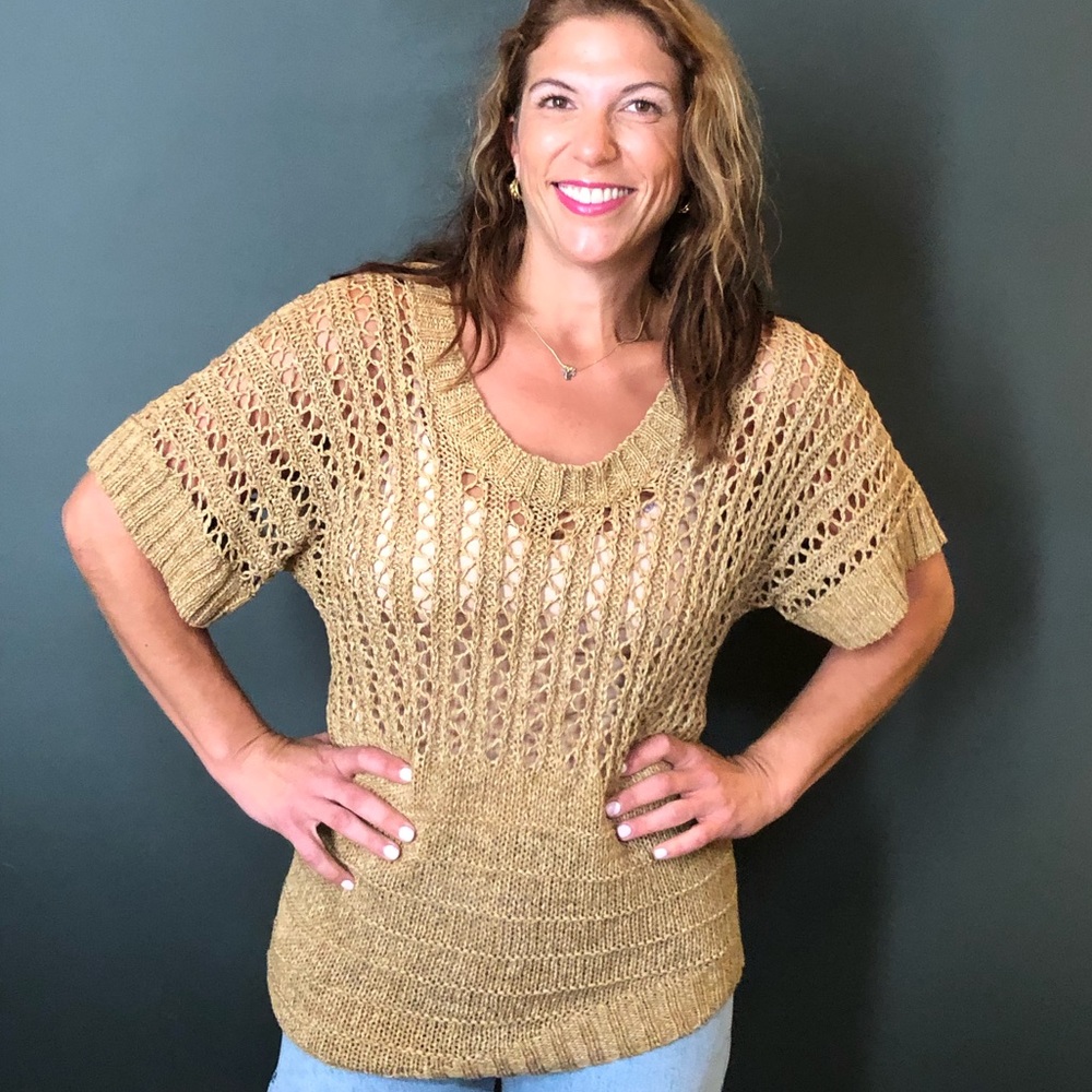 Isda & Co Tan Knitted Sweater for Women